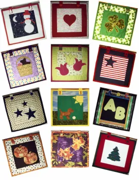 12 Months of 12" x 12" Quilts AV-105e - Downloadable Pattern