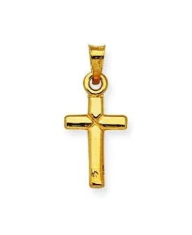 14K Small Cross Pendant