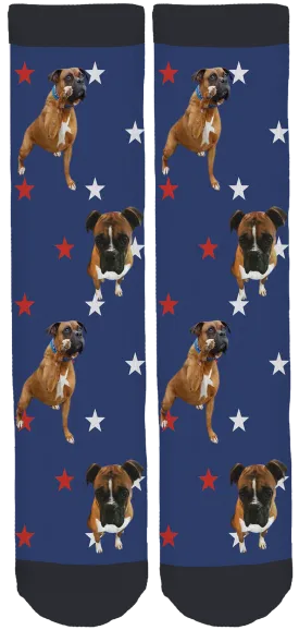 Adopt A Boxer Rescue Crew Socks