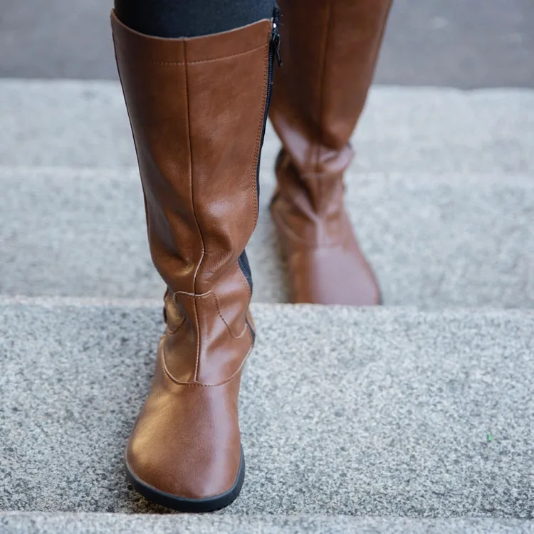 Ahinsa Barefoot Tall Boot Brown