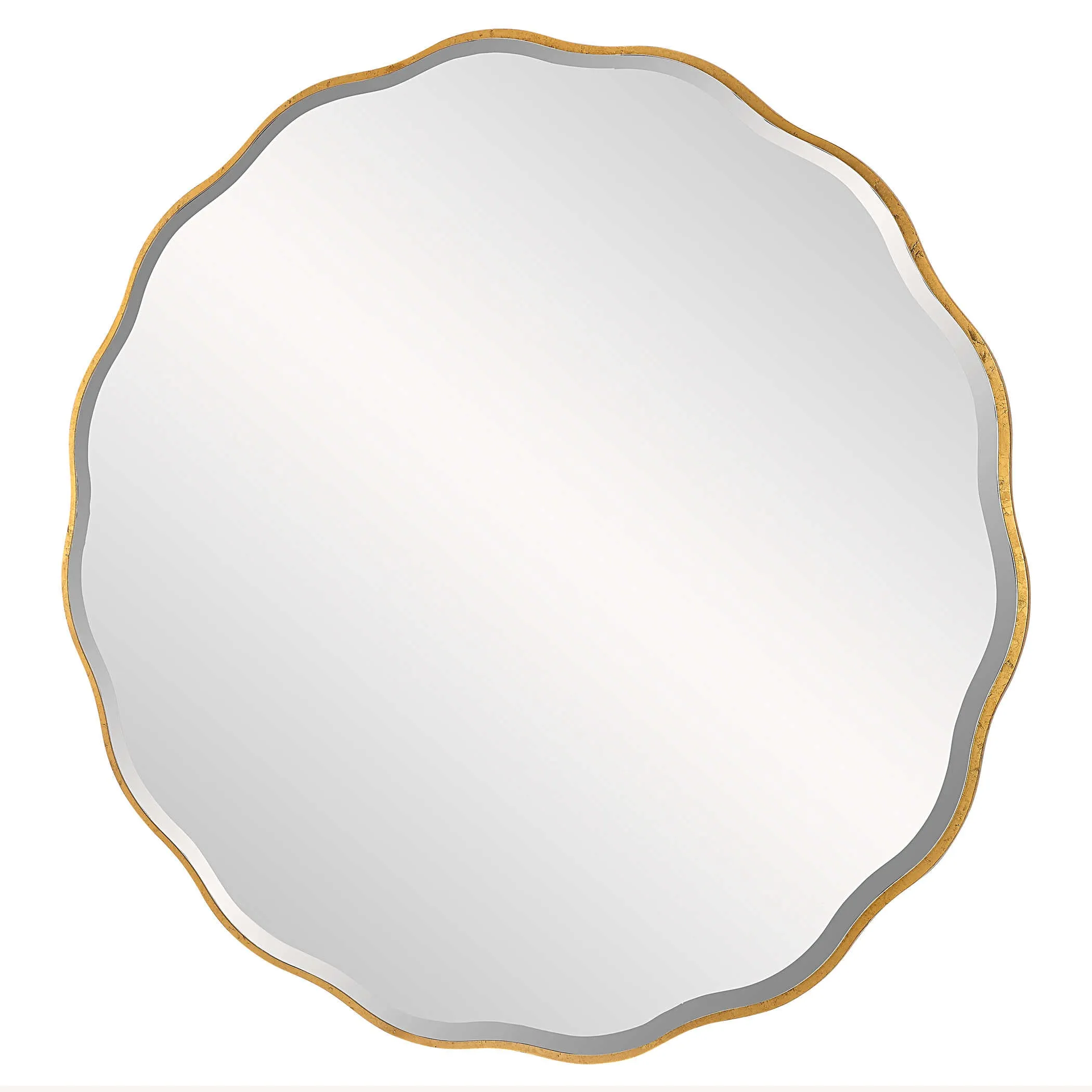 Anita Gold Large Round Mirror