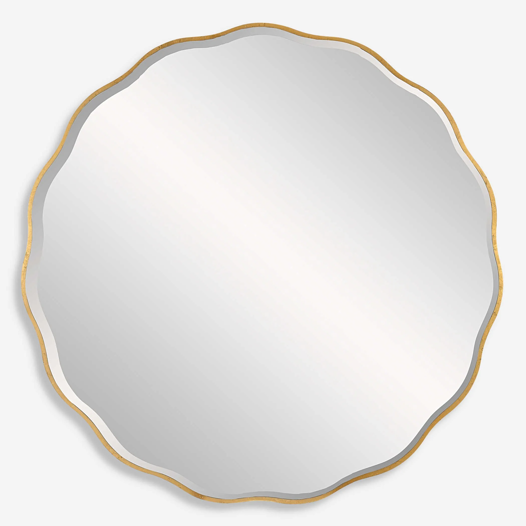 Anita Gold Large Round Mirror