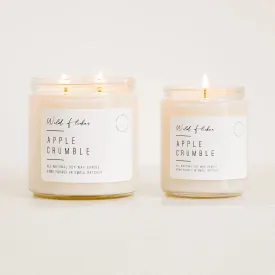 Apple Crumble Double Wick Candle