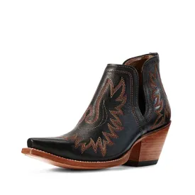 Ariat Womens Dixon Western Boots in Brooklyn Black - Stylish and Durable Western Footwear for Everyday Wear