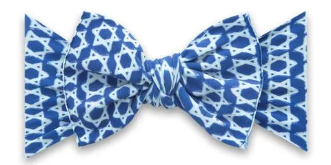 Baby Bling Bows PRINTED KNOT--Shalom