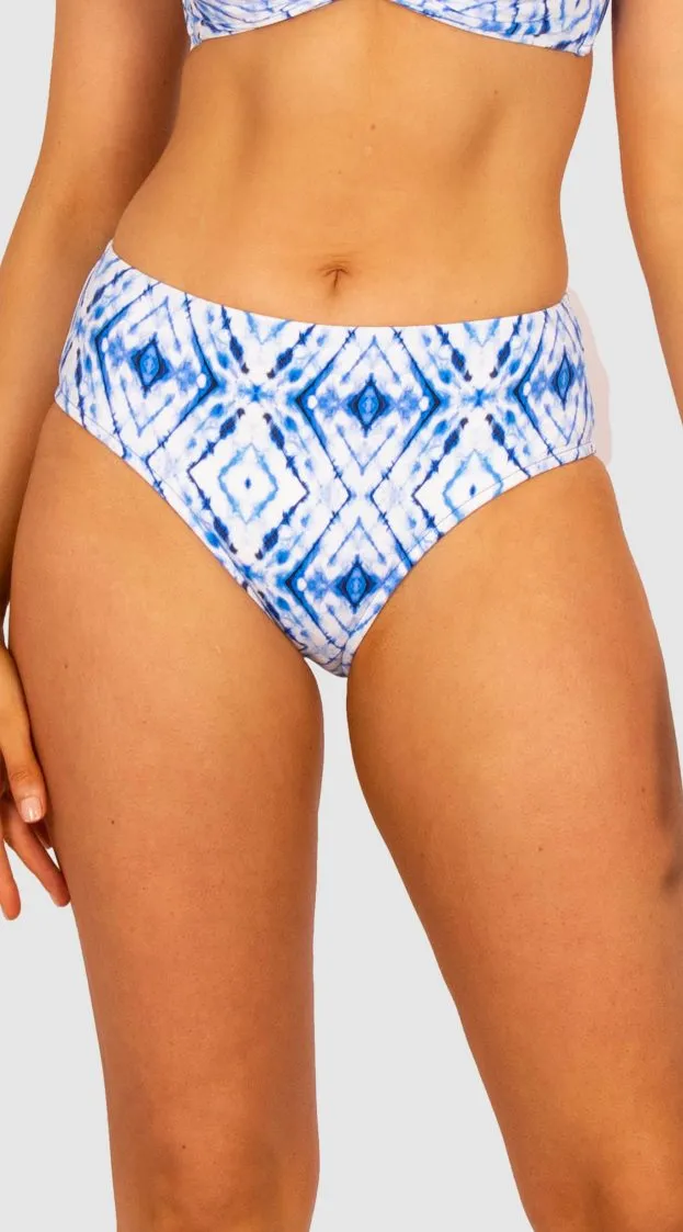 Baku Mid Pant Bikini Bottom - Moonlight