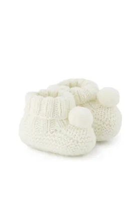 Booties - Mother-of-Pearl Knit