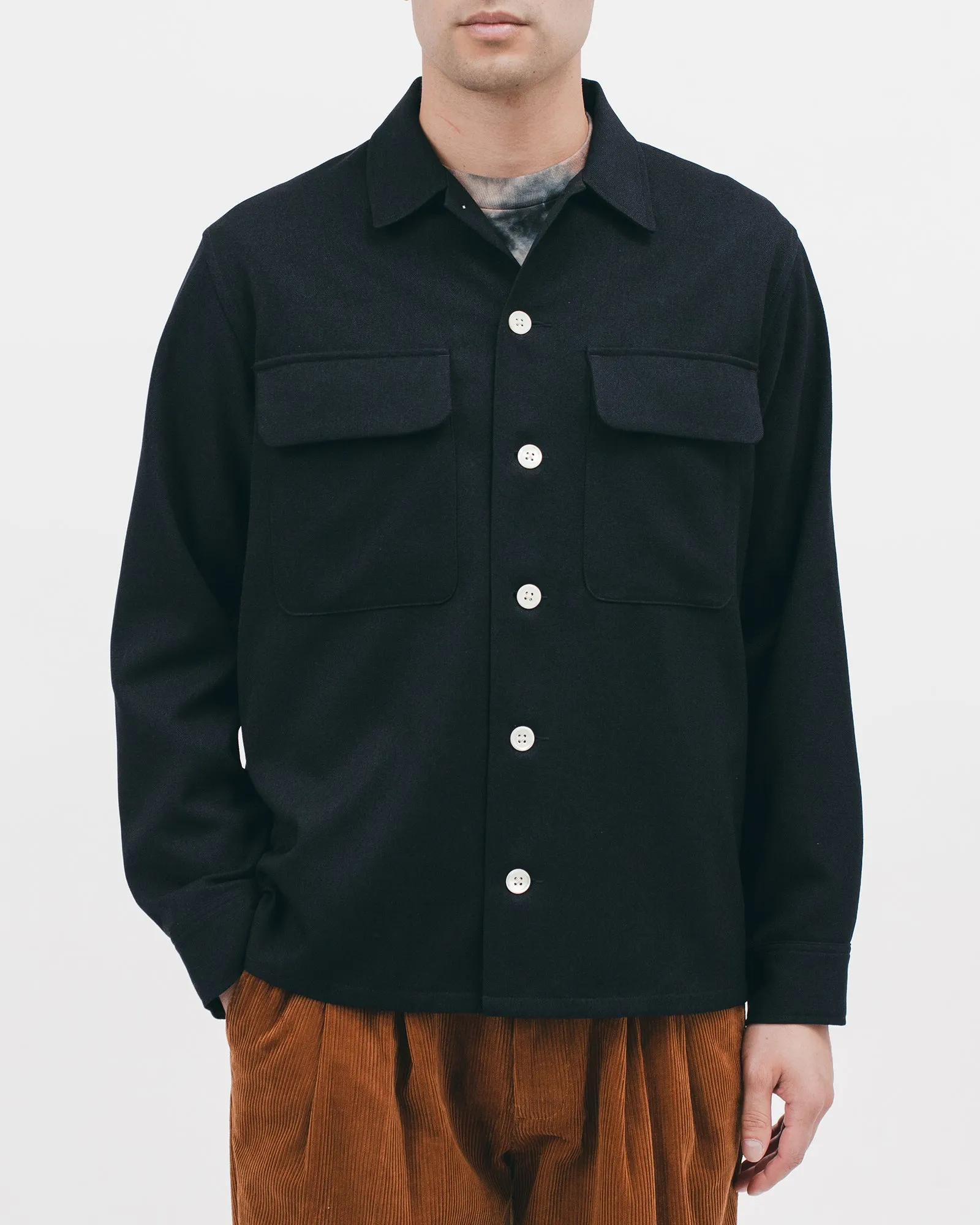 Boxy LS Shirt - Midnight