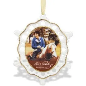 Breyer Elvis Collection Rising Sun and Bear Ornament Set