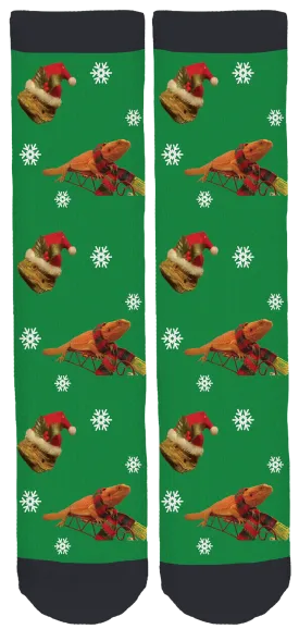 Charles the Dragon Holiday Socks