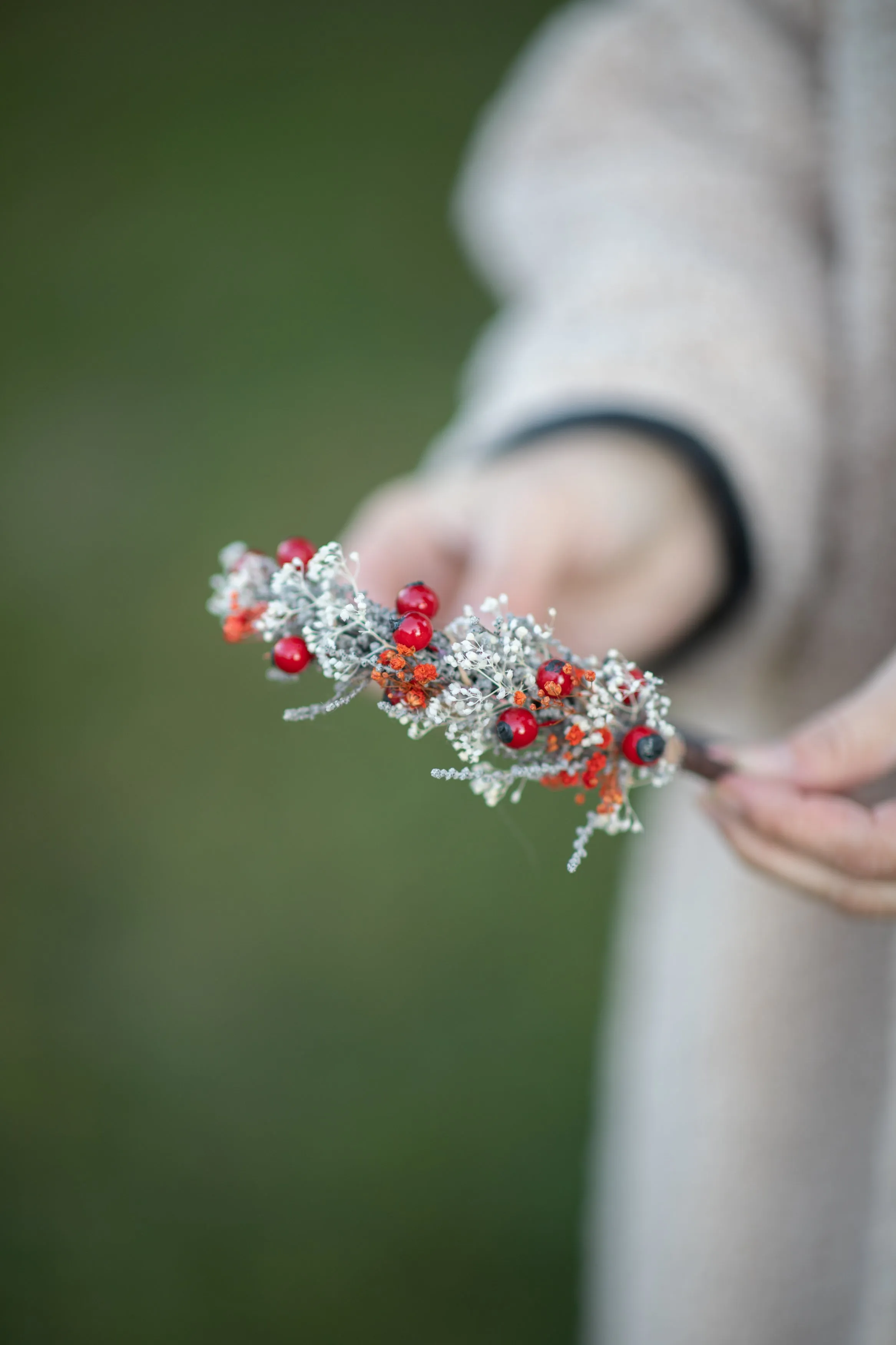 Christmas winter flower headbands