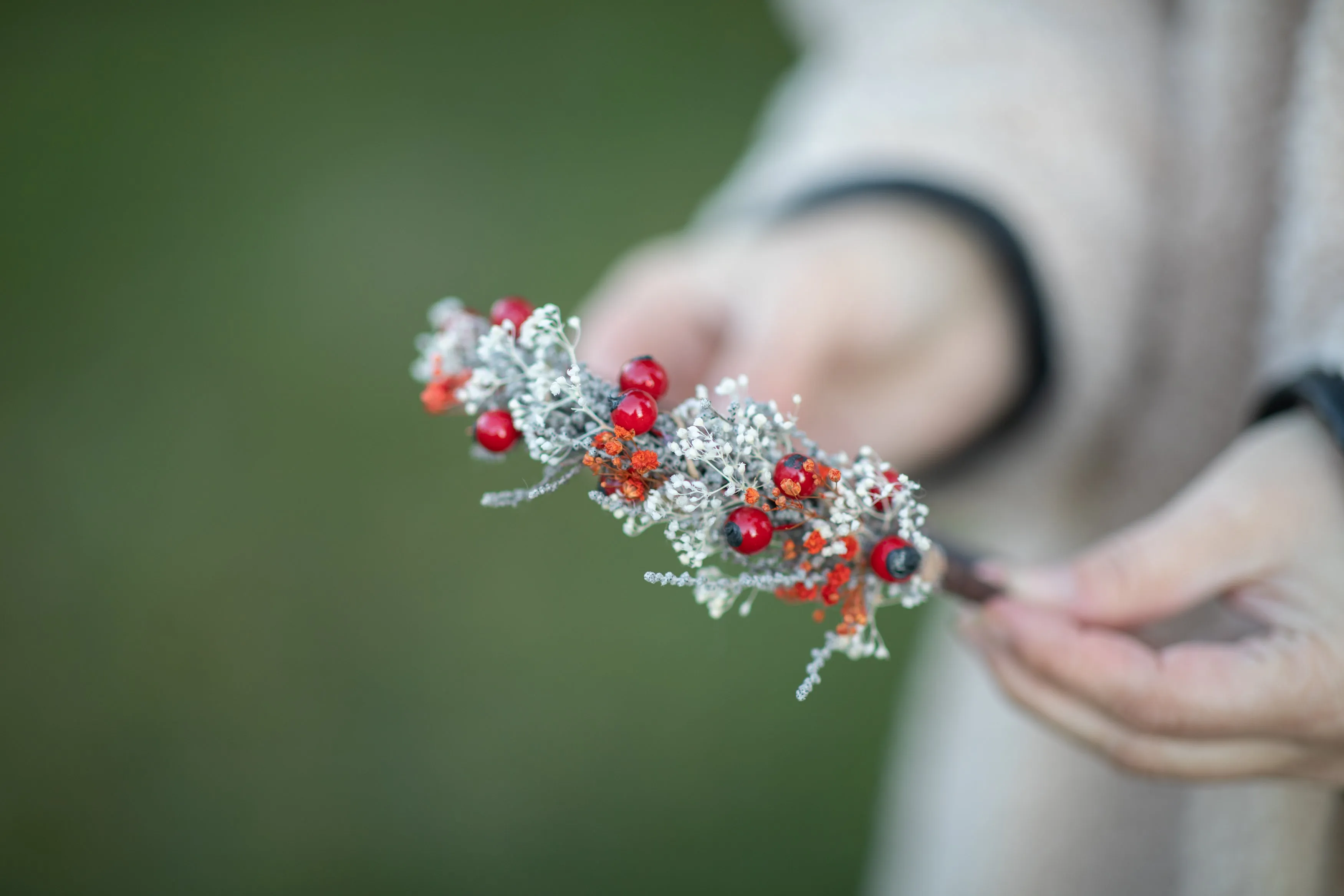 Christmas winter flower headbands