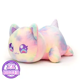 Cotton Candy Cat Pillow Plush