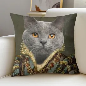 Custom Photo Face Pillow Cat Knight Pet Home Gifts