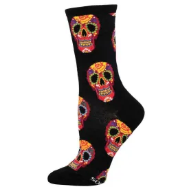 Dia De Los Muertos Skull | Women's Crew