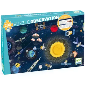 Djeco - Puzzle Observation 200pcs - Space