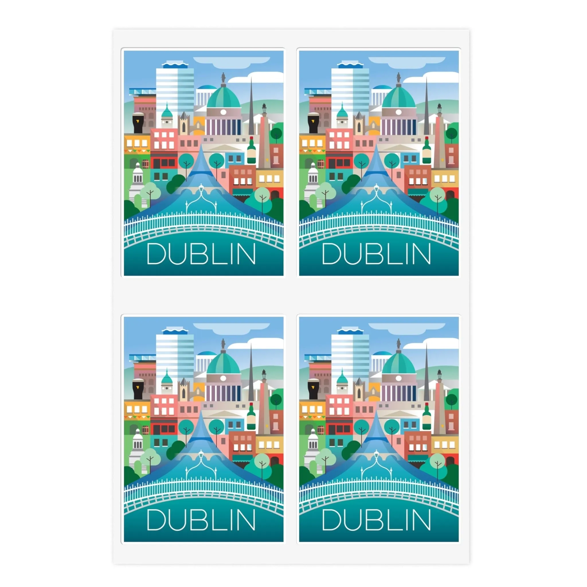 Dublin Sticker Sheet