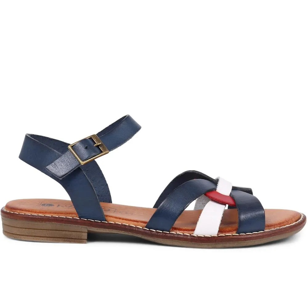 Flat Leather Sandals  - TUYUR39003 / 325 293