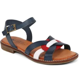 Flat Leather Sandals  - TUYUR39003 / 325 293