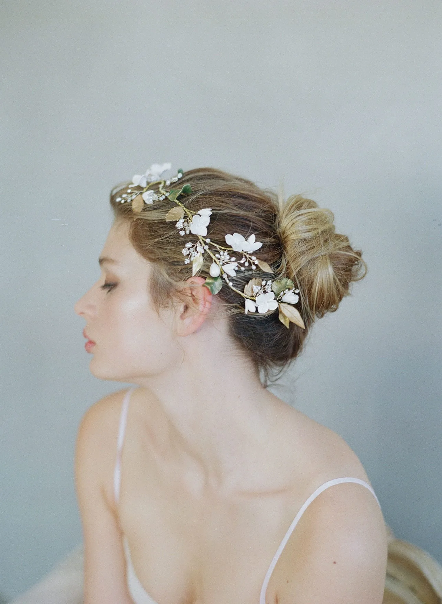 Floral garden headpiece - Style #748