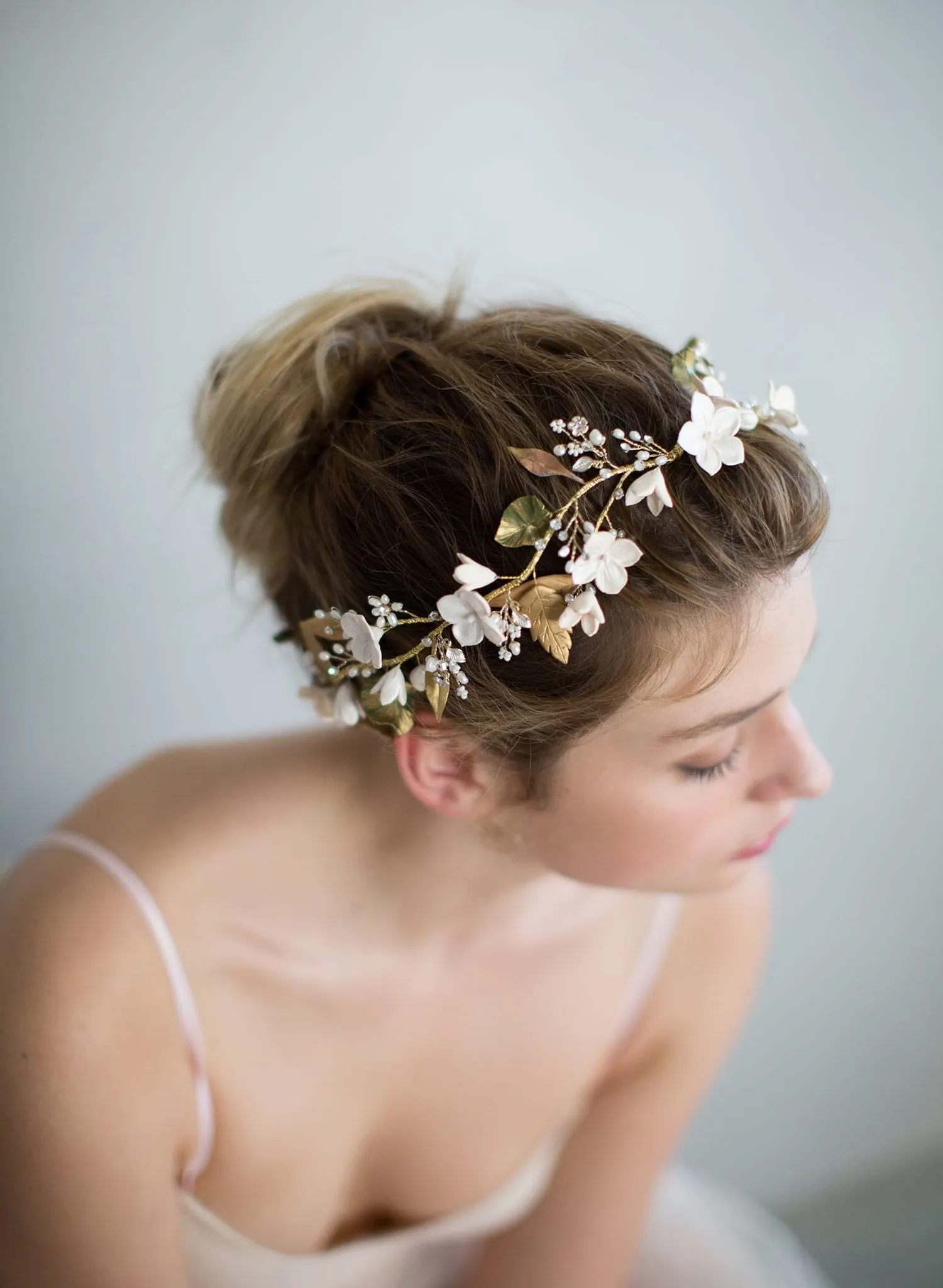 Floral garden headpiece - Style #748