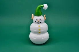 Glass Snowman Elf