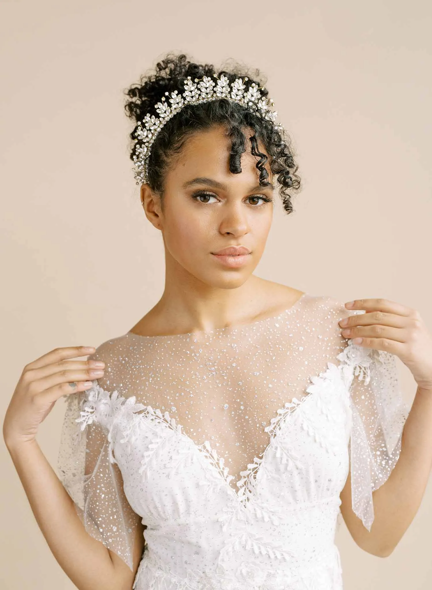 Glory bridal crystal tiara - Style #21013