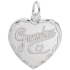 Heart Grandma Charm