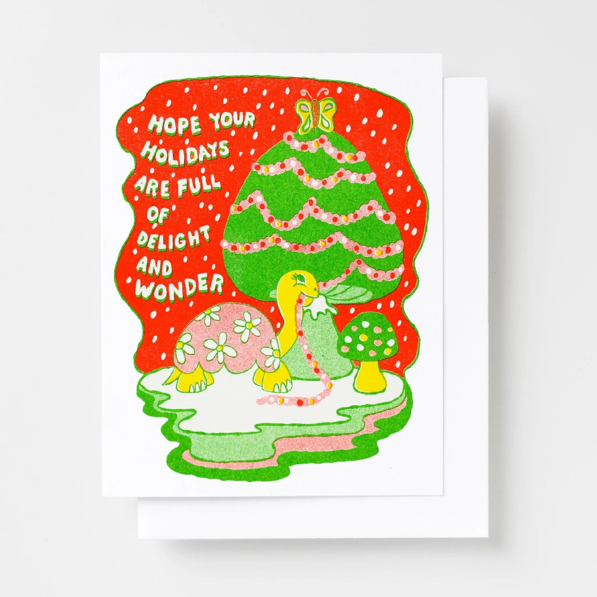 Holiday Delight   Wonder Risograph Card