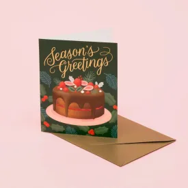 Holiday Dessert Card - Green