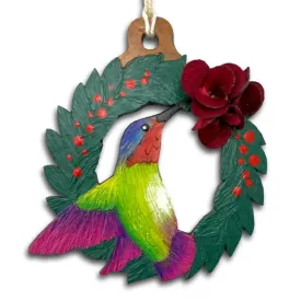 Hummingbird Holiday Ornament