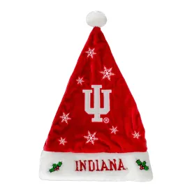 Reversible Indiana Hoosiers Holiday Santa Hat