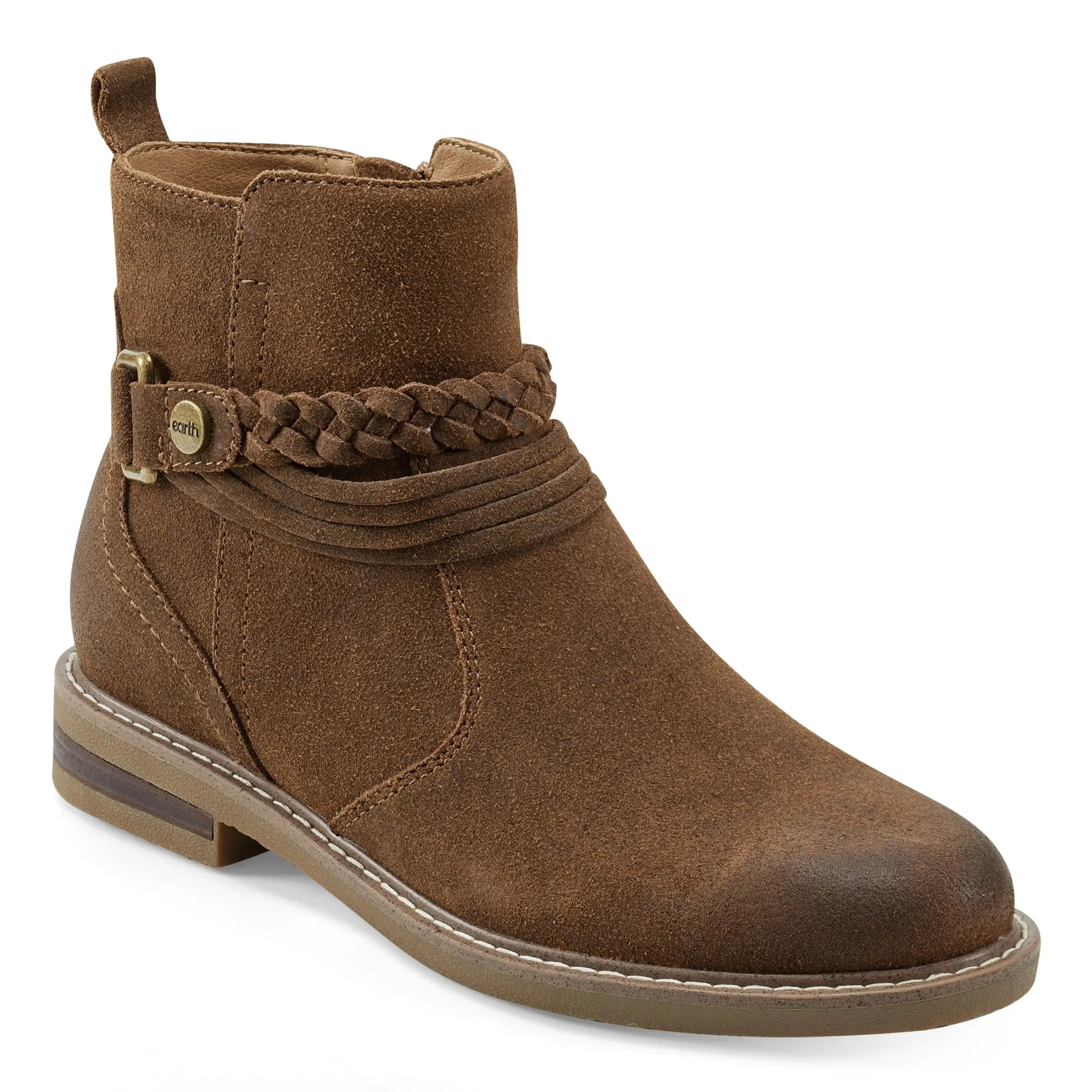 Jeno Round Toe Casual Booties