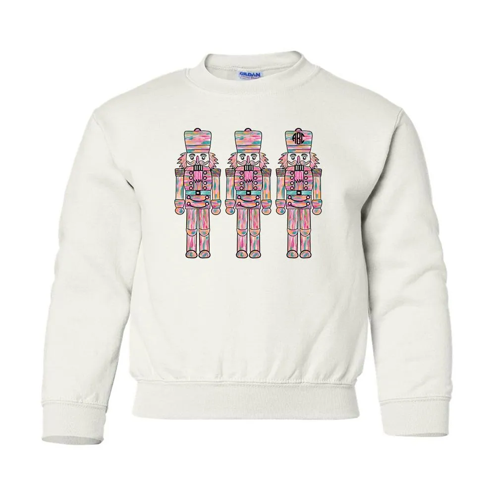 Kids Monogrammed 'Nutcrackers' Crewneck Sweatshirt