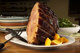 Maple Garam Masala Glazed Ham