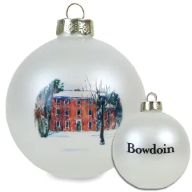 Massachusetts Hall Art Bulb Ornament