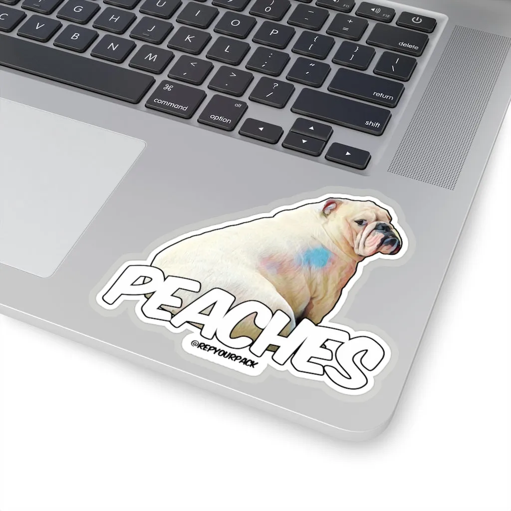 Peaches Kiss-Cut Stickers