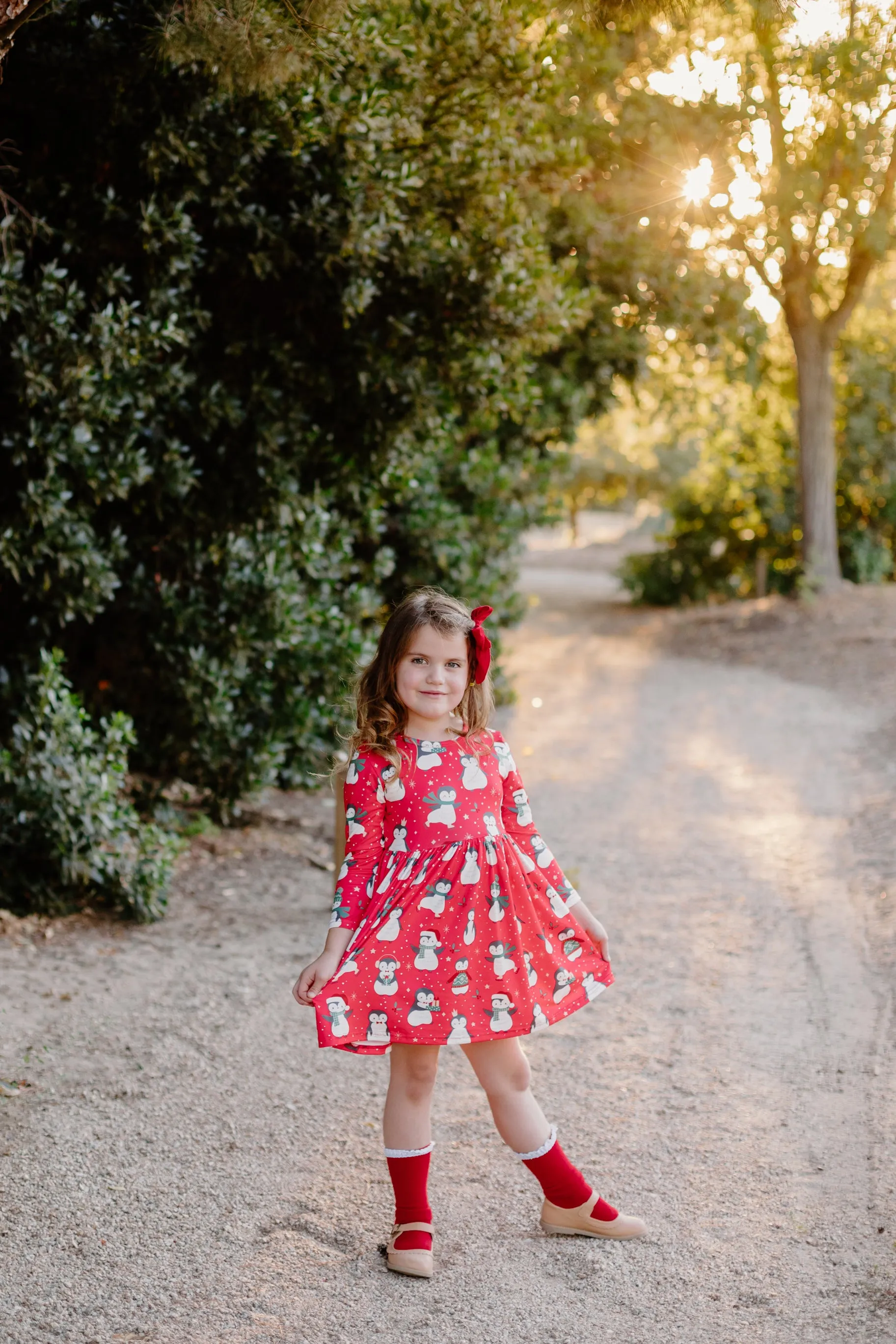 PENGUIN RED DRESS