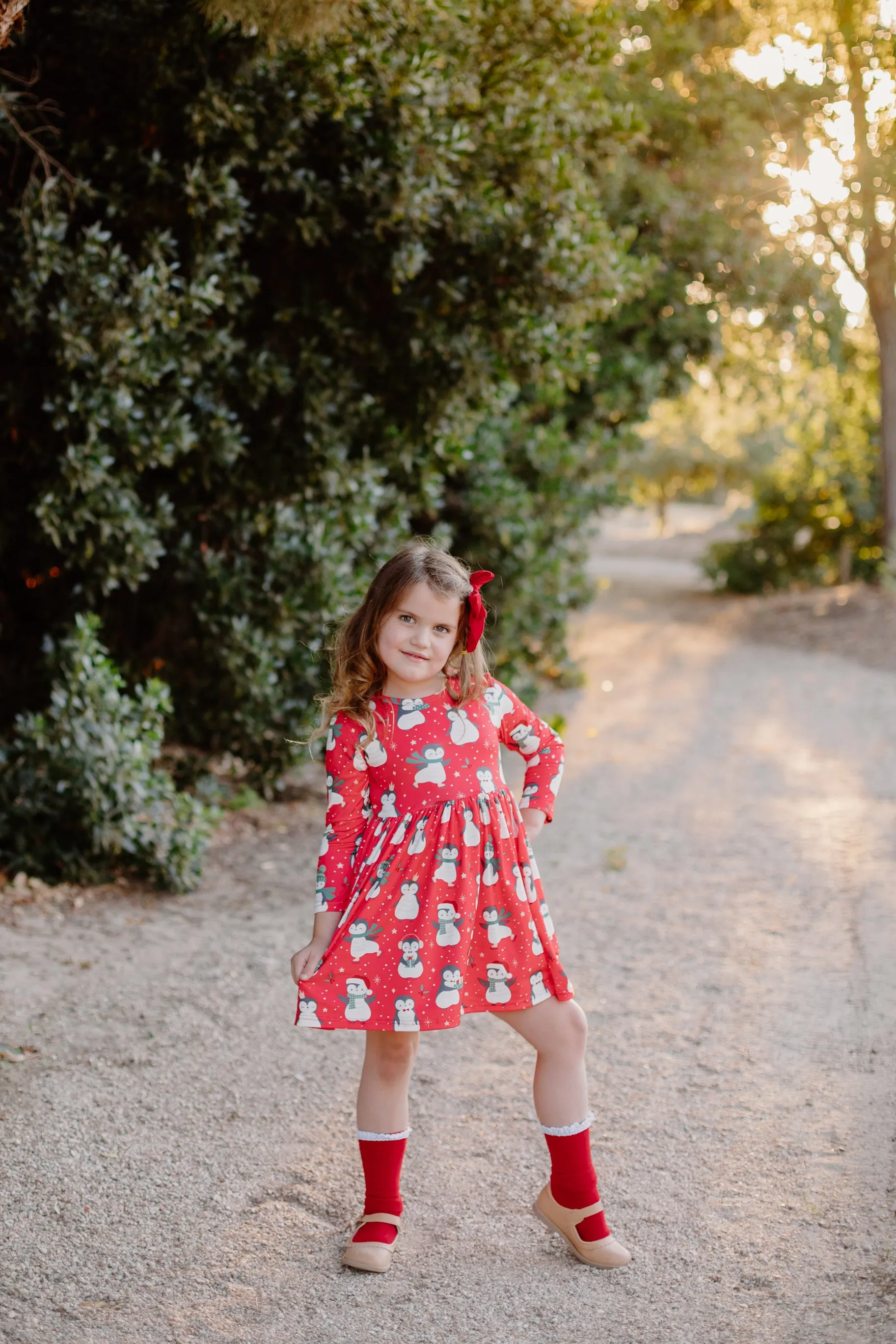 PENGUIN RED DRESS