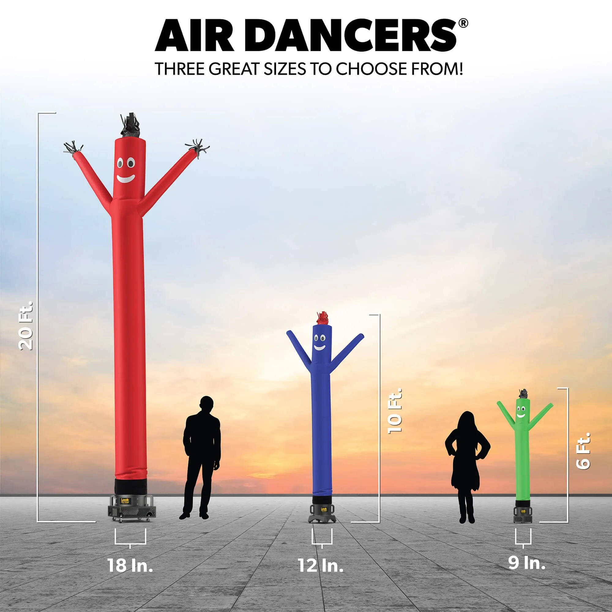 Santa Claus Air Dancers® Inflatable Tube Man