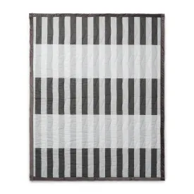 THE OUTLET: Quilt - Graphite Stripe