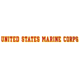 United States Marine Corps Window Strip Decal