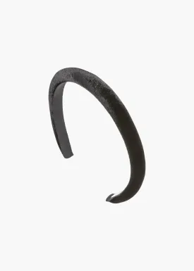 Velvet Tiana Headband -- Black