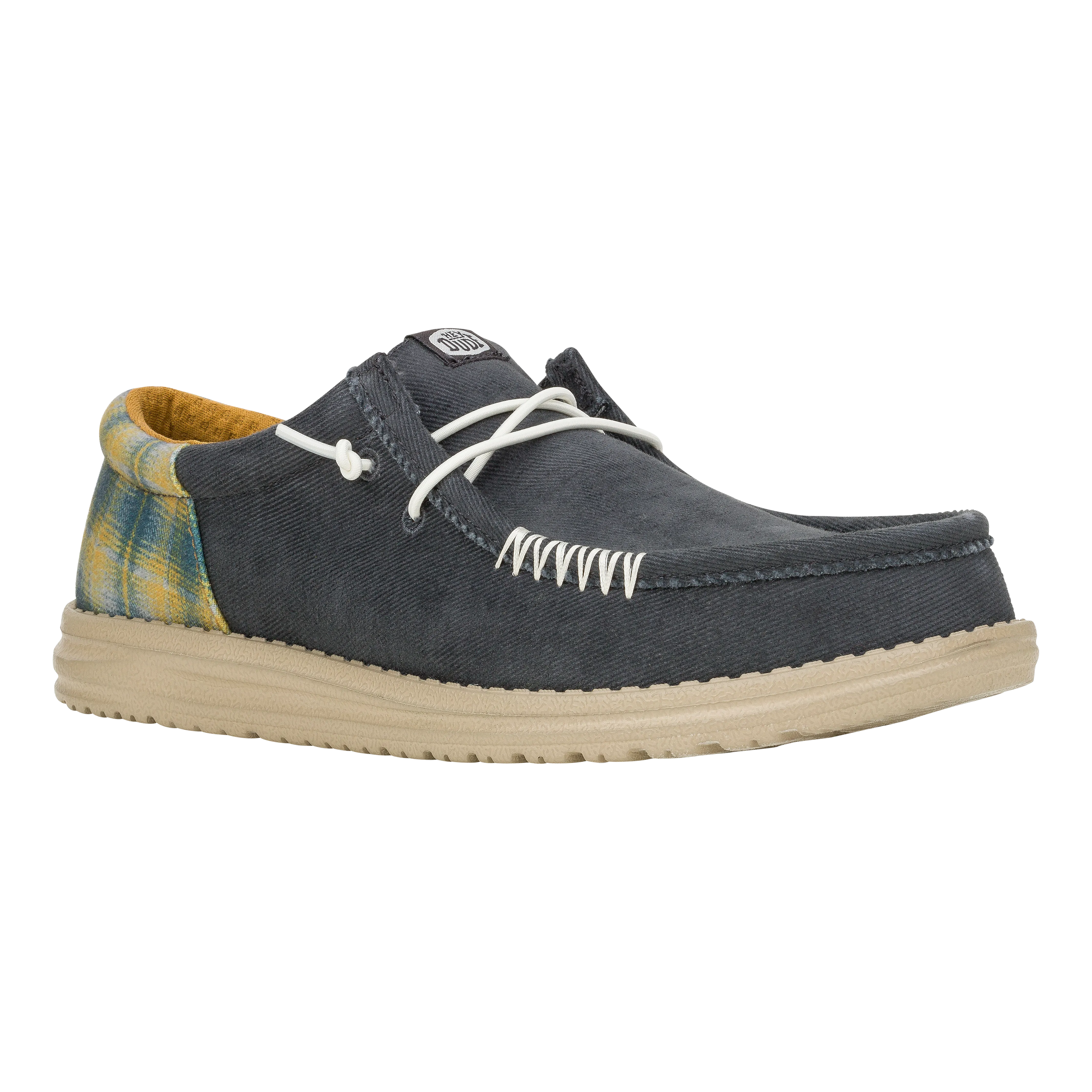 Wally Funk Waffle - Navy Plaid