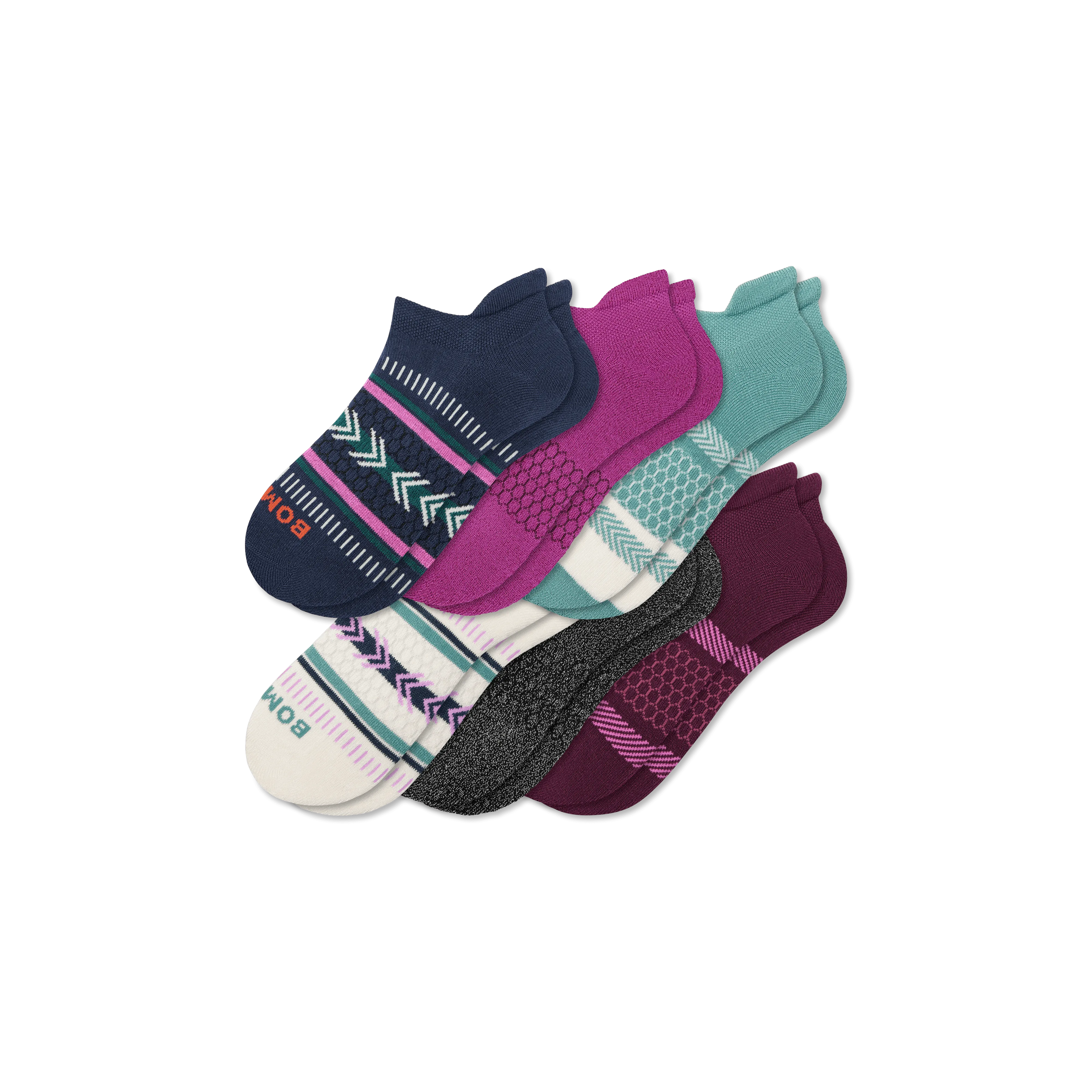 Women's Holiday Ankle Socks 6-Pack