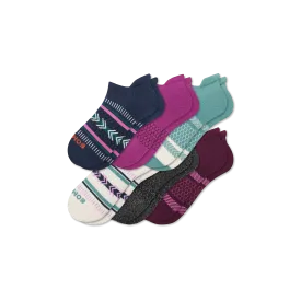 Women's Holiday Ankle Socks 6-Pack